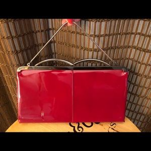 Beautiful and Unique Red Vintage Ande Clutch!